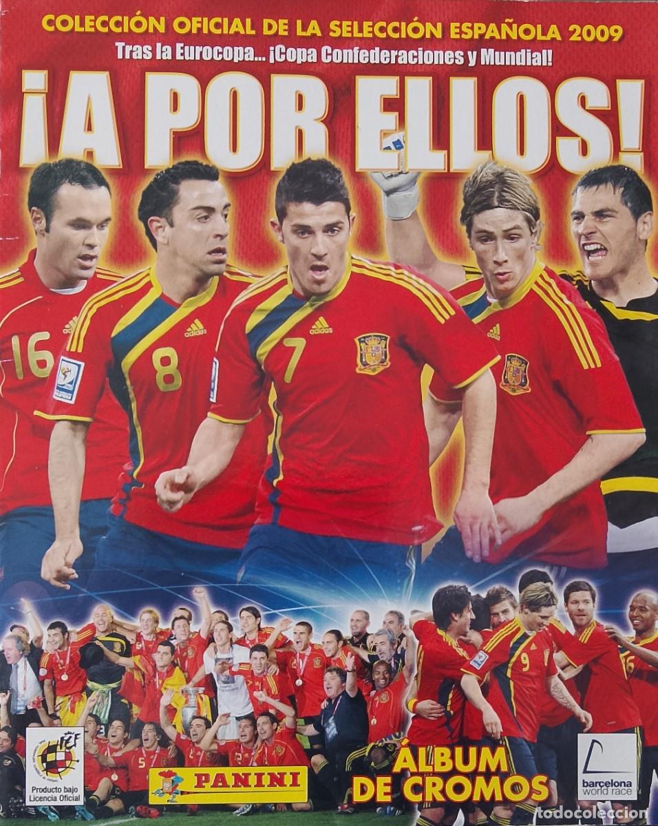 &Aacute;lbum de f&uacute;tbol completo: &iexcl;A por ellos!. Colecci&oacute;n oficial de la Selecci&oacute;n Espa&ntilde;ola 2009. &Aacute;lbum de cromos.