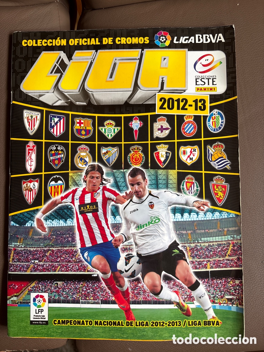&Aacute;lbum de f&uacute;tbol completo: (J) ALBUM LIGA ESTE 2012 2013 12 13 COMPLETO CON TODO LO EDITADO MENOS MERCADO DE INVIERNO