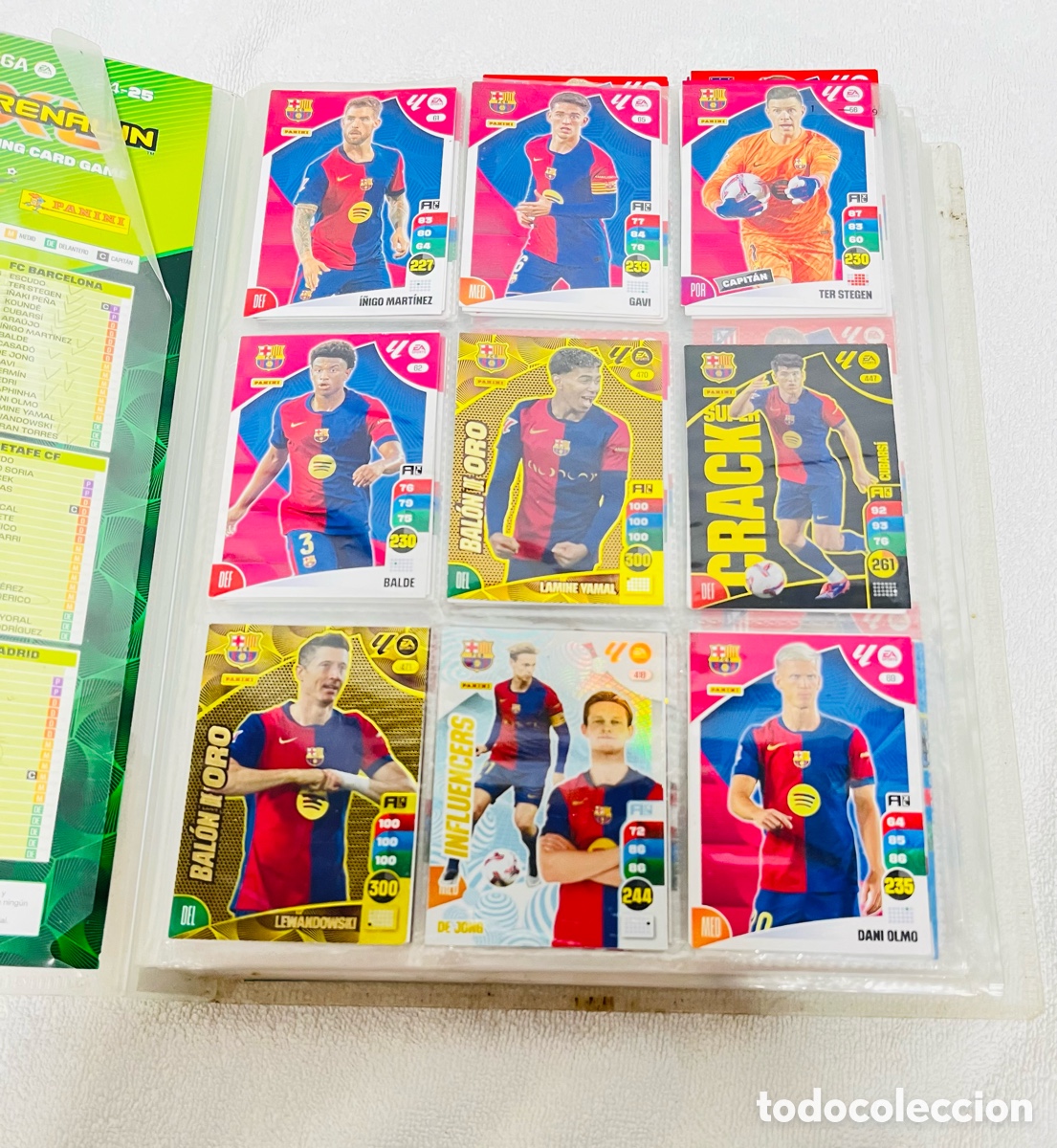 &Aacute;lbum de f&uacute;tbol completo: Carta de colecci&oacute;n panini XL mixta