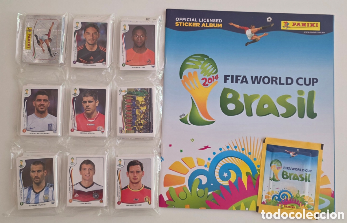 Complete Football Album: COLECCI&Oacute;N COMPLETA MUNDIAL 2014 BRASIL PANINI FIFA WORLD CUP (640 CROMOS) + SOBRE