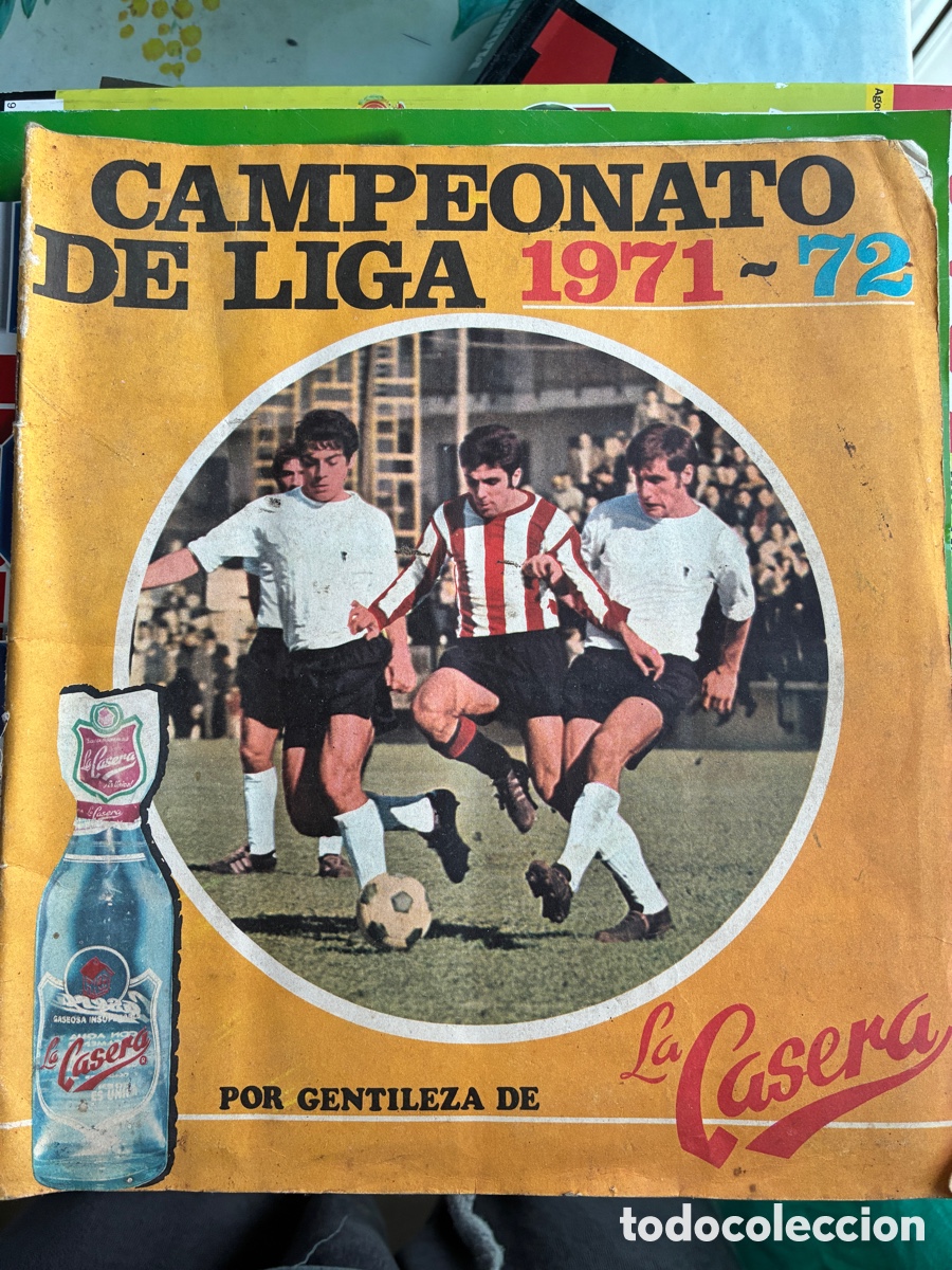 &Aacute;lbum de f&uacute;tbol completo: ALBUM CROMOS COMPLETO CAMPEONATO DE LIGA 1971 1972 71 72 ED. LA CASERA.