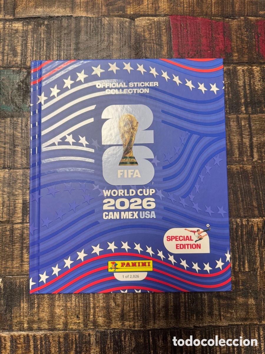 &Aacute;lbum de f&uacute;tbol completo: &Aacute;LBUM TAPA DURA MUNDIAL 2026 VERSI&Oacute;N EXCLUSIVO USA SOLO HAY 2026 EN EL MUNDO