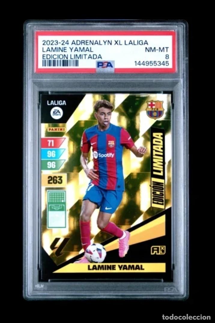 &Aacute;lbum de f&uacute;tbol completo: PSA 8 Lamine Yamal ROOKIE 2023-24 Adrenalyn XL Edici&oacute;n Limitada