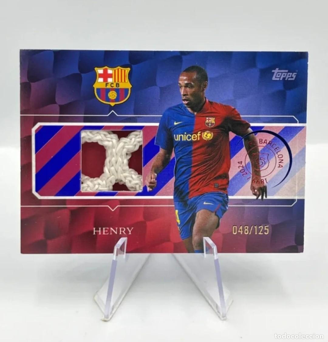 &Aacute;lbum de f&uacute;tbol completo: Red Porteria ORIGINAL FC Barcelona Henry toops 125 aniversario fc Barcelona
