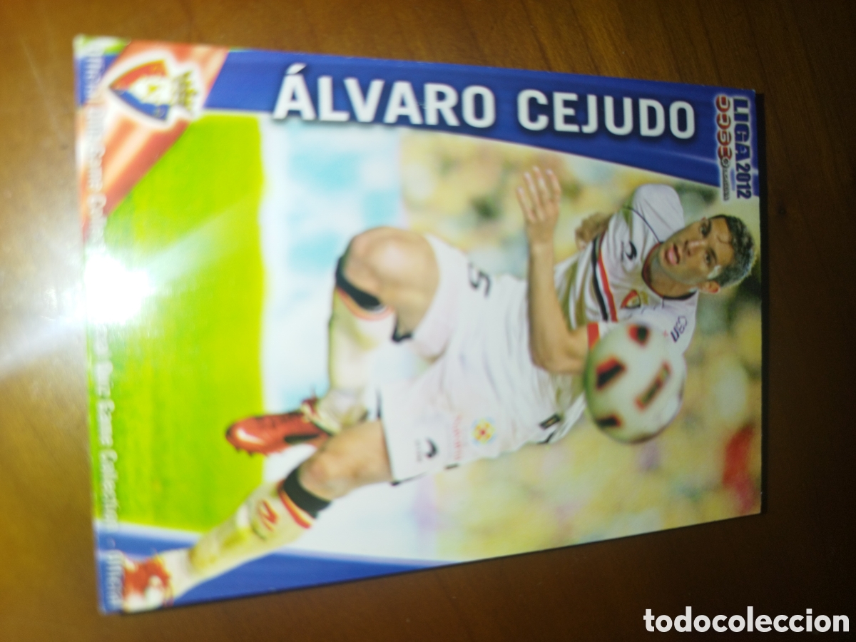 &Aacute;lbum de f&uacute;tbol completo: &Aacute;lvaro Cejudo #228 Fichas de la Liga Mundicromo 2012