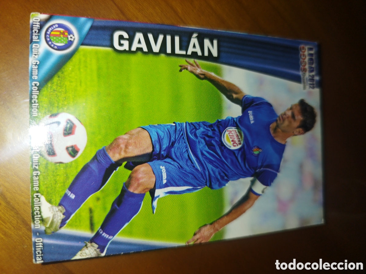 &Aacute;lbum de f&uacute;tbol completo: Gavil&aacute;n #420 De las fichas de la liga Mundicromo 2012