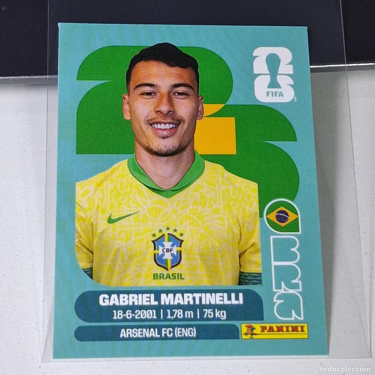 Album de football complet: A37 BRA18 GABRIEL MARTINELLI 18 BRAZIL BRASIL BRA MUNDIAL FIFA WORLD CUP 2026 STICKER PANINI