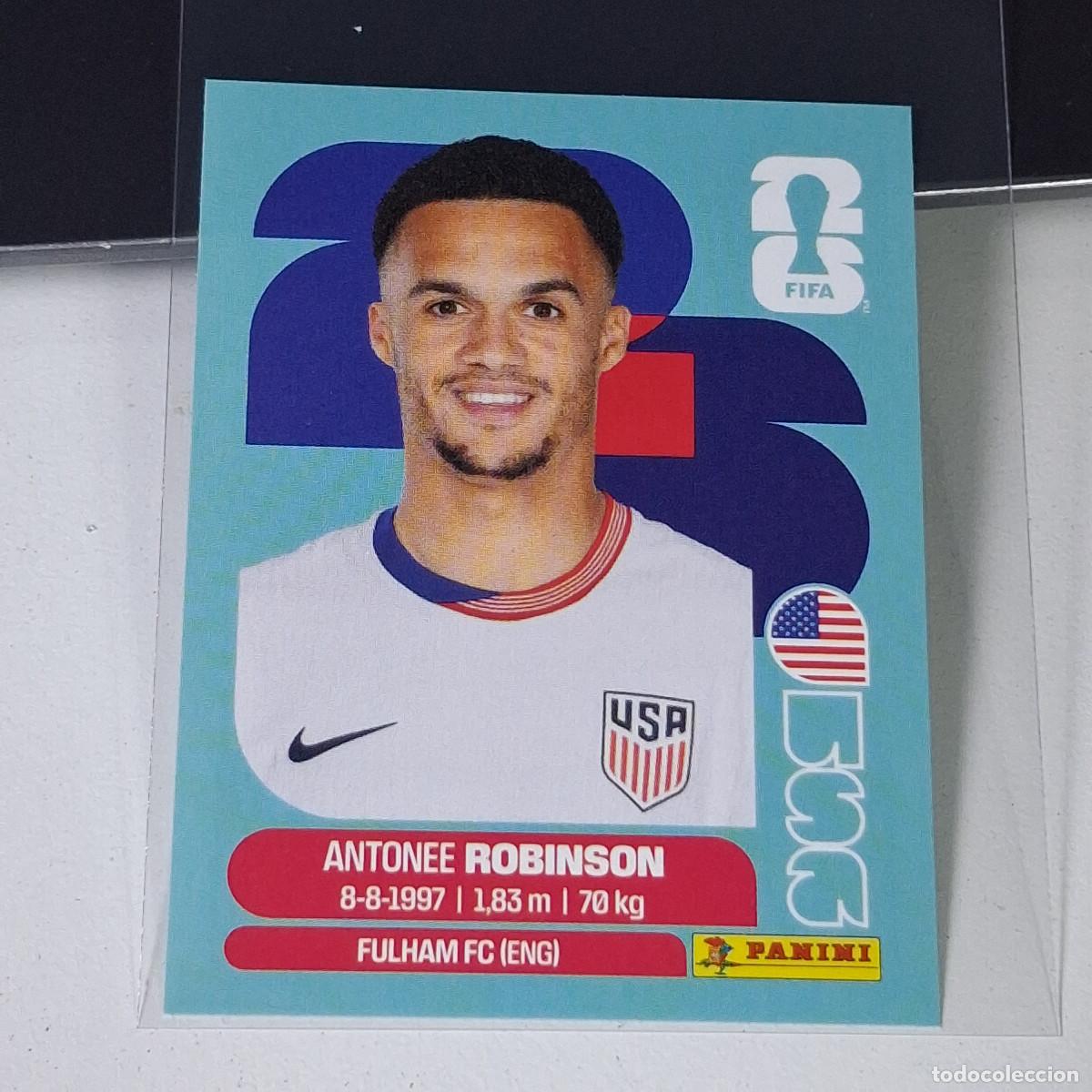 Album de football complet: A37 USA7 ANTONEE ROBINSON 7 ESTADOS UNIDOS USA MUNDIAL FIFA WORLD CUP 2026 STICKER PANINI