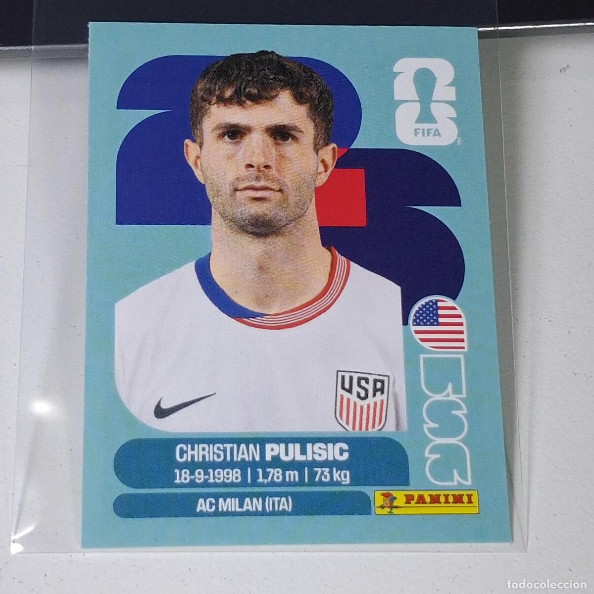 Album de football complet: A37 USA16 CHRISTIAN PULISIC 16 ESTADOS UNIDOS USA MUNDIAL FIFA WORLD CUP 2026 STICKER PANINI