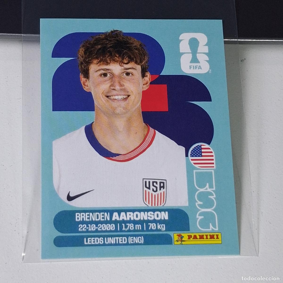 Album de football complet: A37 USA17 BRENDEN AARONSON 17 ESTADOS UNIDOS USA MUNDIAL FIFA WORLD CUP 2026 STICKER PANINI