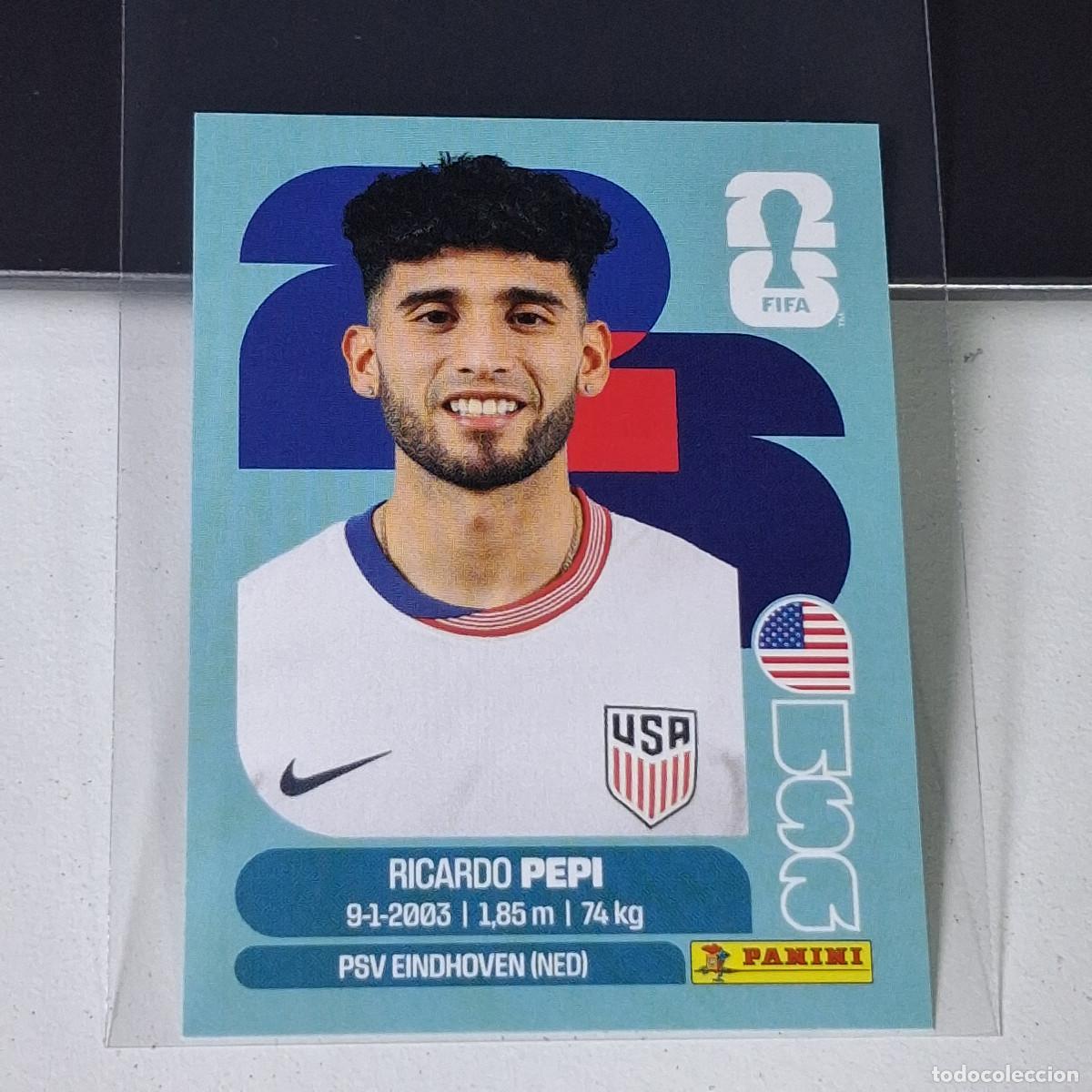 Album de football complet: A37 USA18 RICARDO PEPI 18 ESTADOS UNIDOS USA MUNDIAL FIFA WORLD CUP 2026 STICKER PANINI