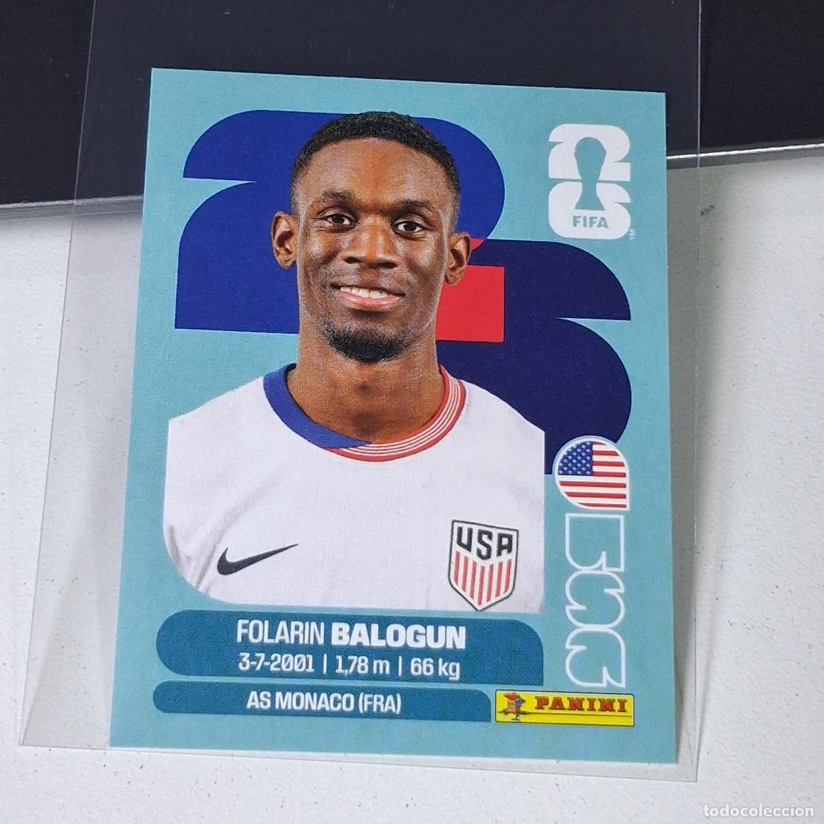 Album de football complet: A37 USA20 FOLARIN BALOGUN 20 ESTADOS UNIDOS USA MUNDIAL FIFA WORLD CUP 2026 STICKER PANINI