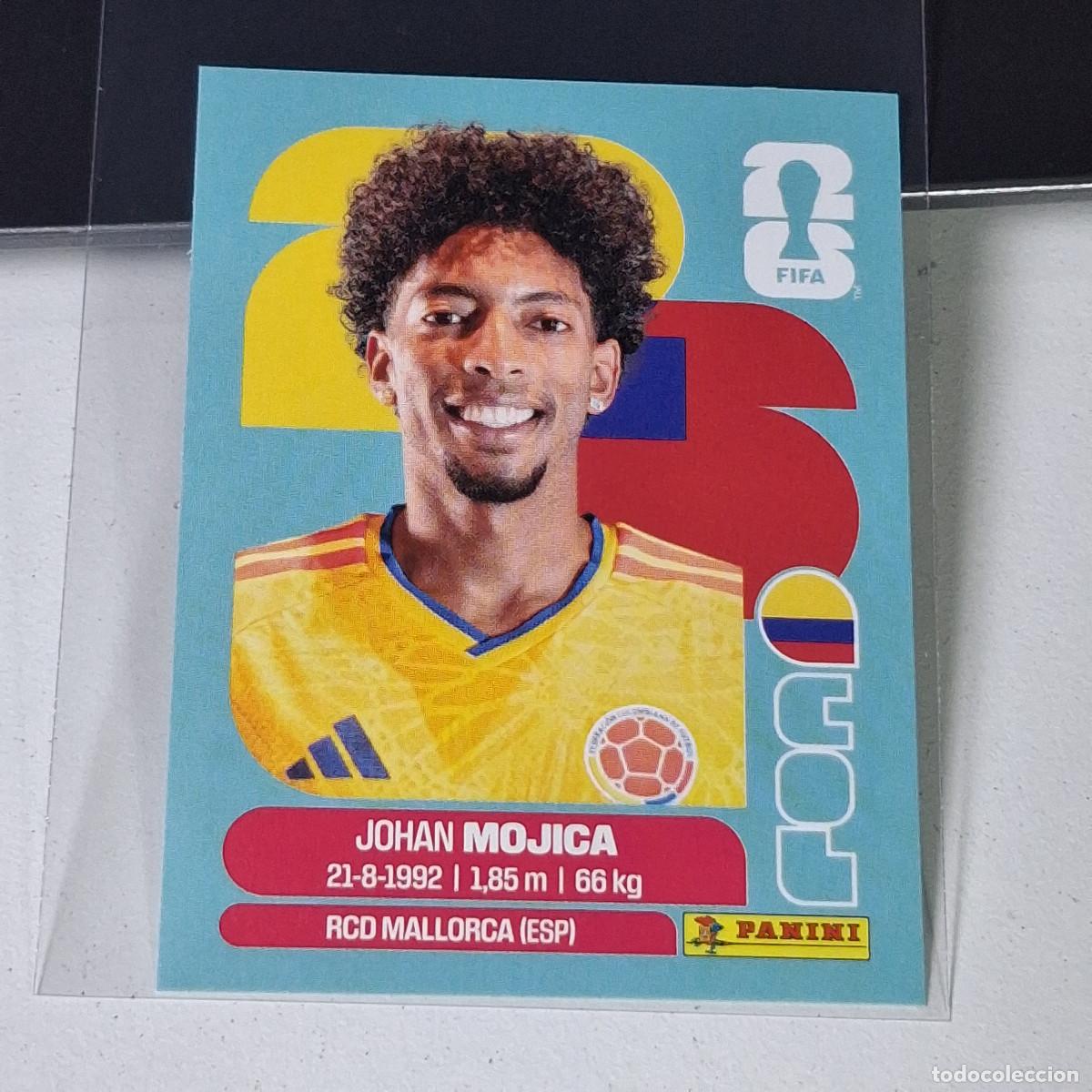 &Aacute;lbum de f&uacute;tbol completo: A37 COL7 JOHAN MOJICA 7 COLOMBIA COL MUNDIAL FIFA WORLD CUP 2026 STICKER PANINI