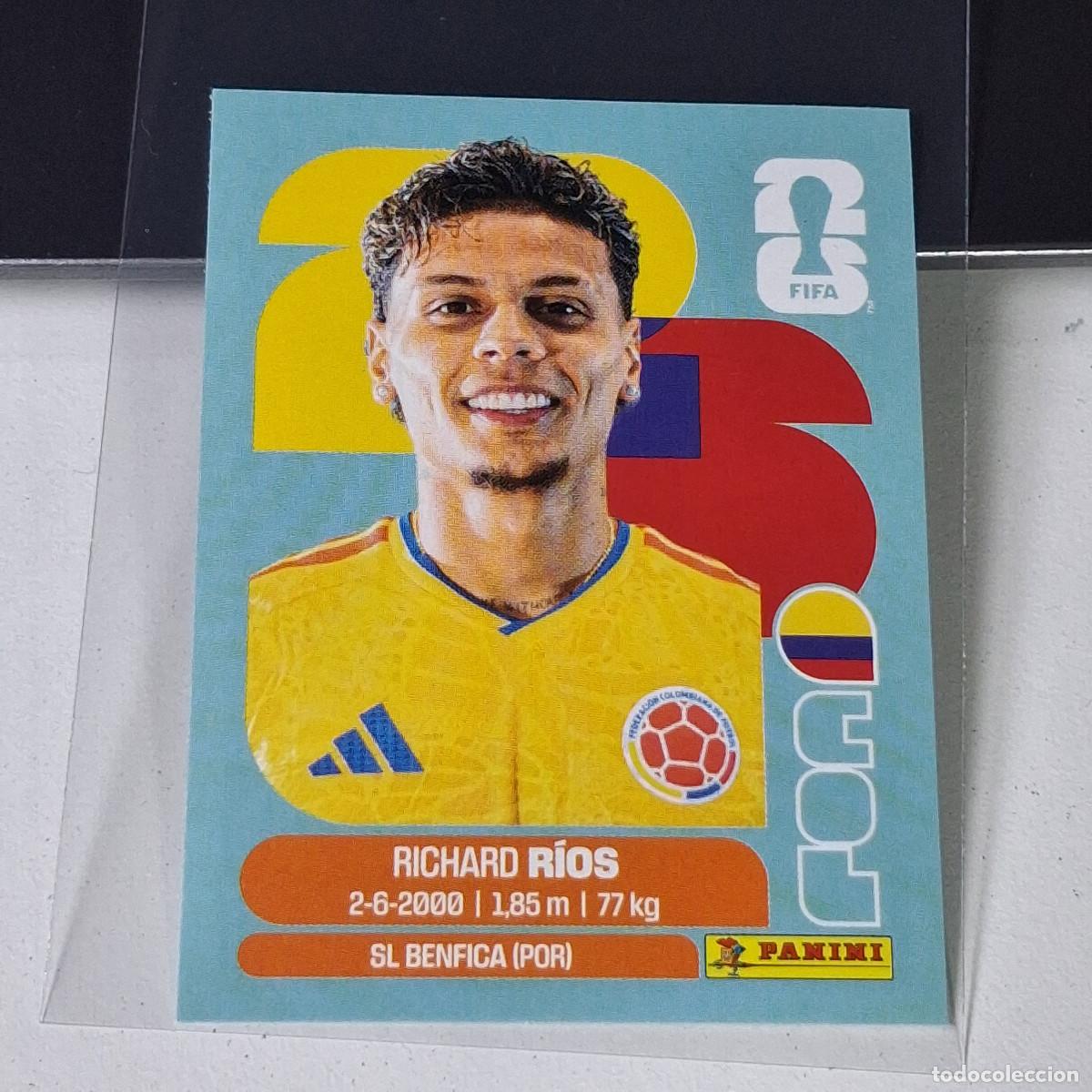 &Aacute;lbum de f&uacute;tbol completo: A37 COL12 RICHARD R&Iacute;OS 12 COLOMBIA COL MUNDIAL FIFA WORLD CUP 2026 STICKER PANINI
