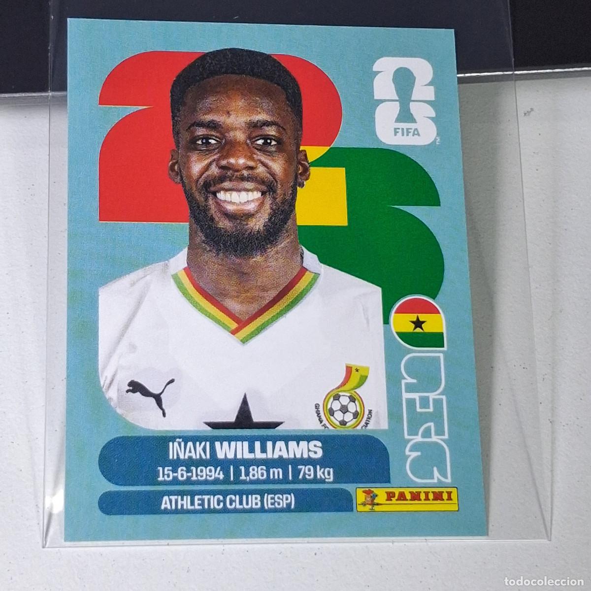 &Aacute;lbum de f&uacute;tbol completo: A37 GHA15 I&Ntilde;AKI WILLIAMS 15 PARAGUAY PAR MUNDIAL FIFA WORLD CUP 2026 STICKER PANINI