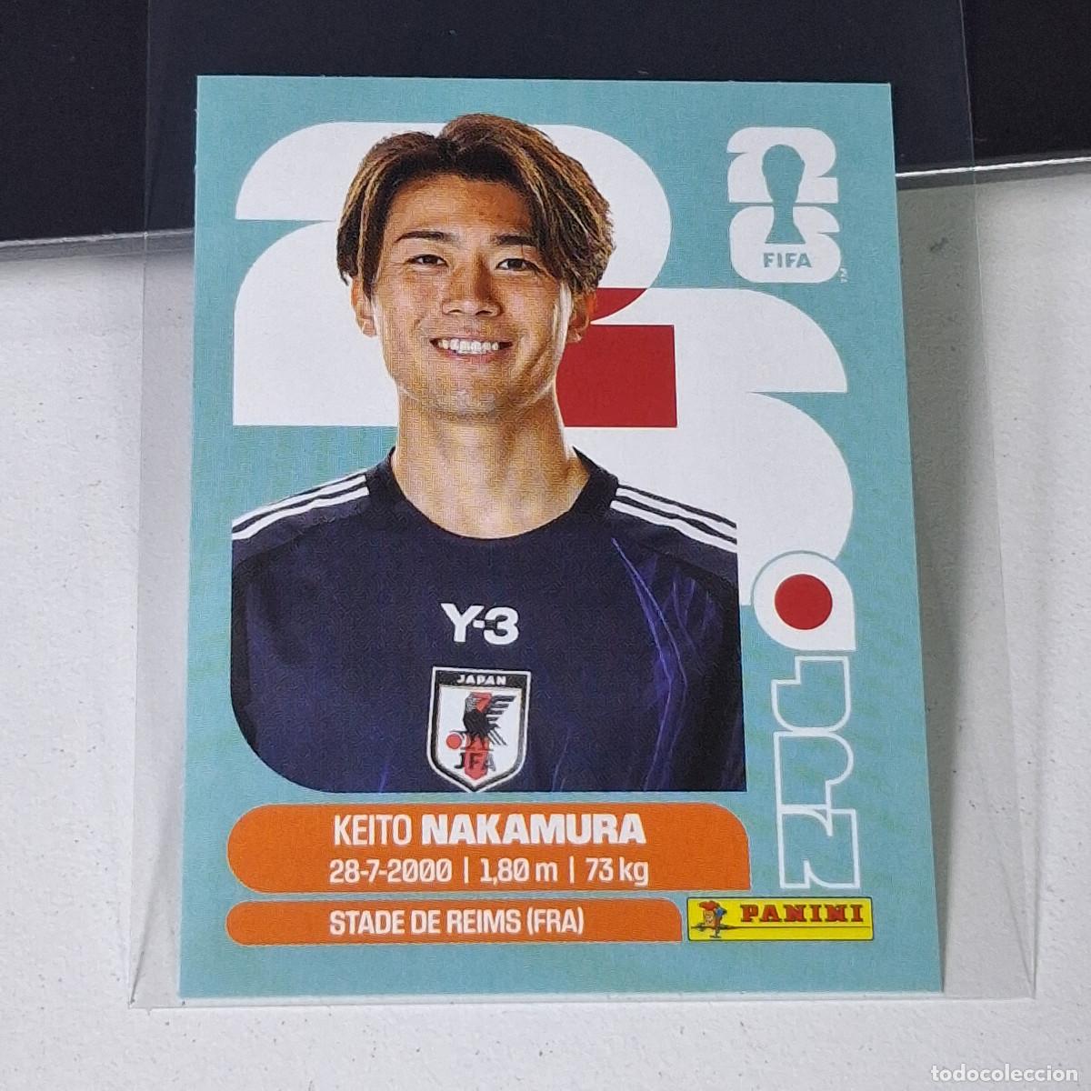 &Aacute;lbum de f&uacute;tbol completo: A37 JPN15 KEITO NAKAMURA 15 JAP&Oacute;N JAPAN JPN MUNDIAL FIFA WORLD CUP 2026 STICKER PANINI
