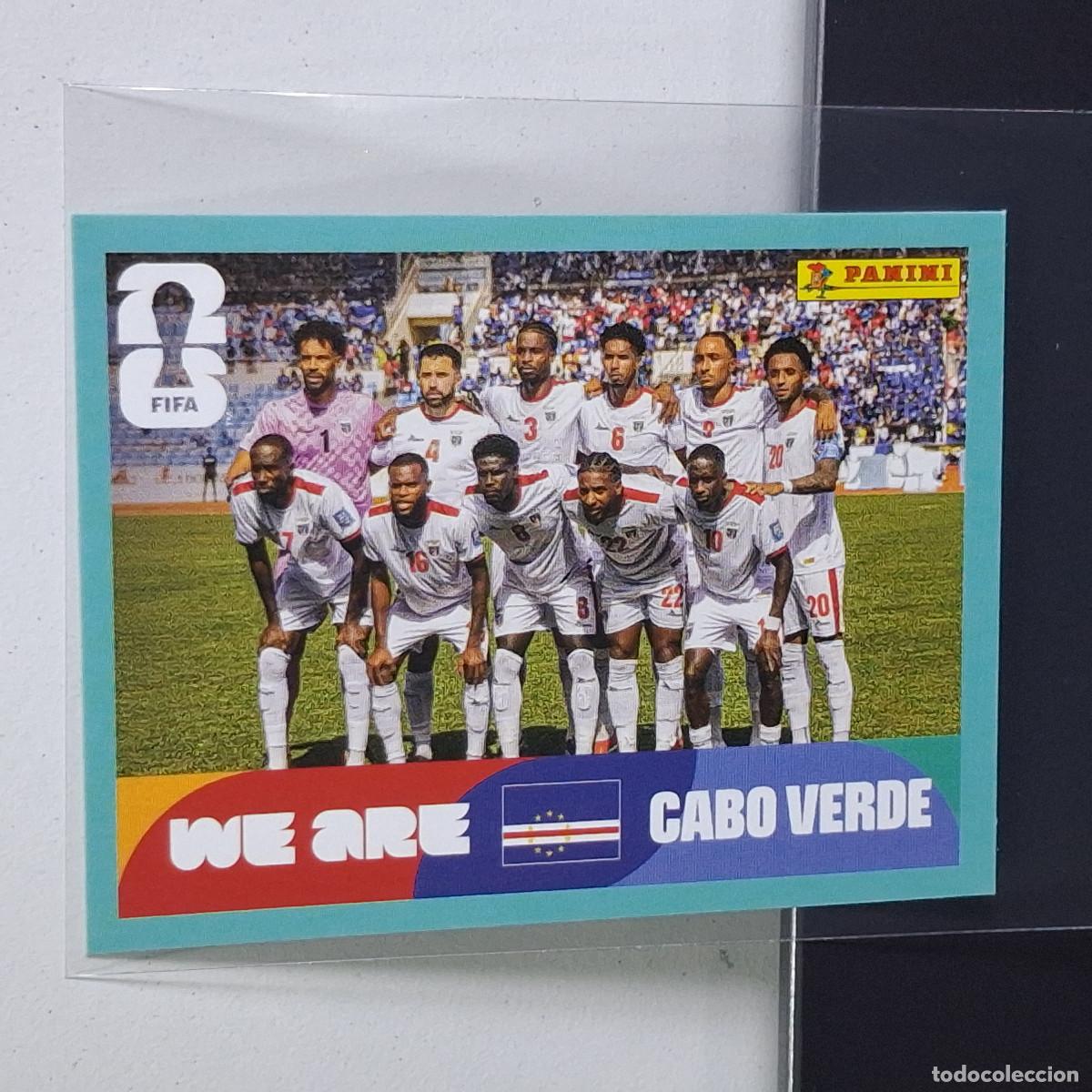 &Aacute;lbum de f&uacute;tbol completo: A37 CPV13 TEAM PHOTO EQUIPO 13 CABO VERDE CPV CAPE MUNDIAL FIFA WORLD CUP 2026 STICKER PANINI