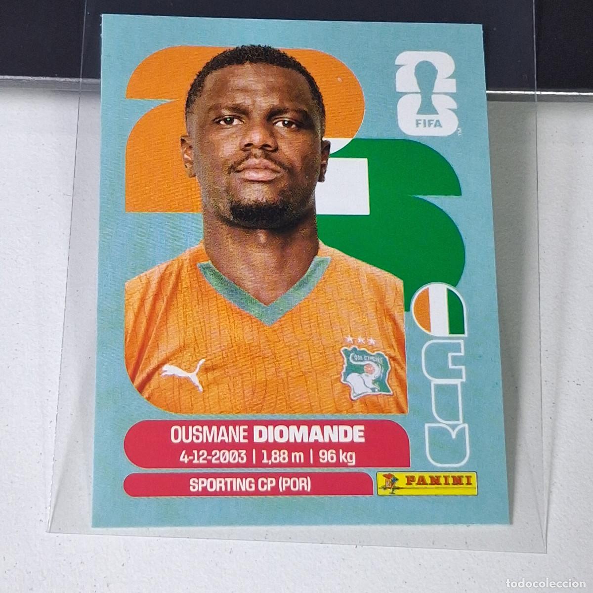 &Aacute;lbum de f&uacute;tbol completo: A37 CIV9 CIV 9 OUSMANE DIOMANDE COSTA DE MARFIL CIV MUNDIAL FIFA WORLD CUP 2026 STICKER PANINI