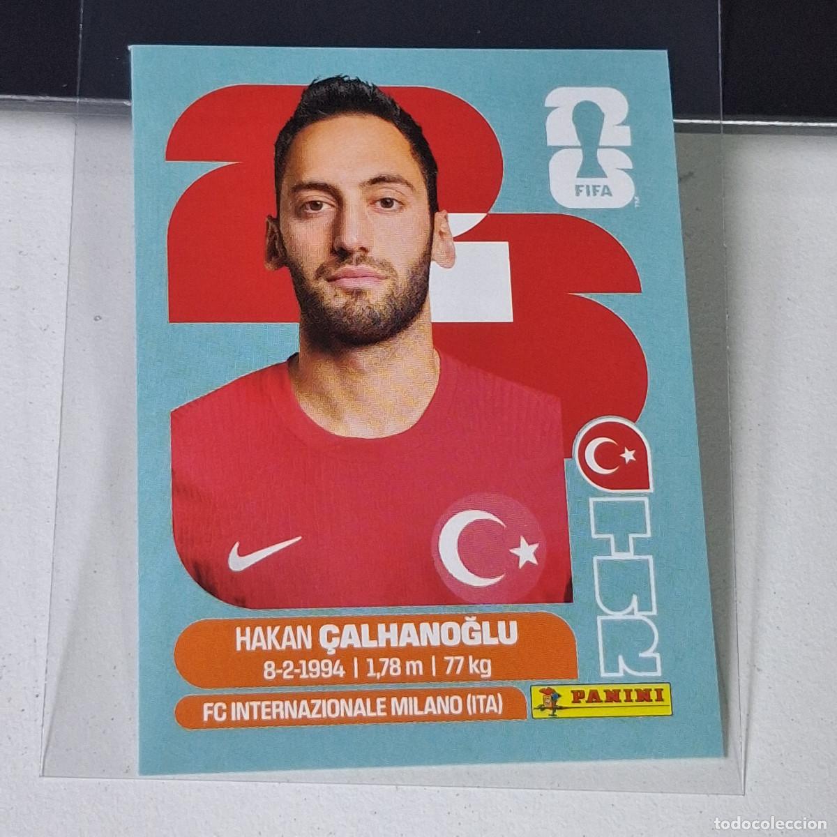 &Aacute;lbum de f&uacute;tbol completo: A37 TUR11 HAKAN &Ccedil;ALHANOĞLU 11 TURQU&Iacute;A TURQUEY TUR MUNDIAL FIFA WORLD CUP 2026 STICKER PANINI