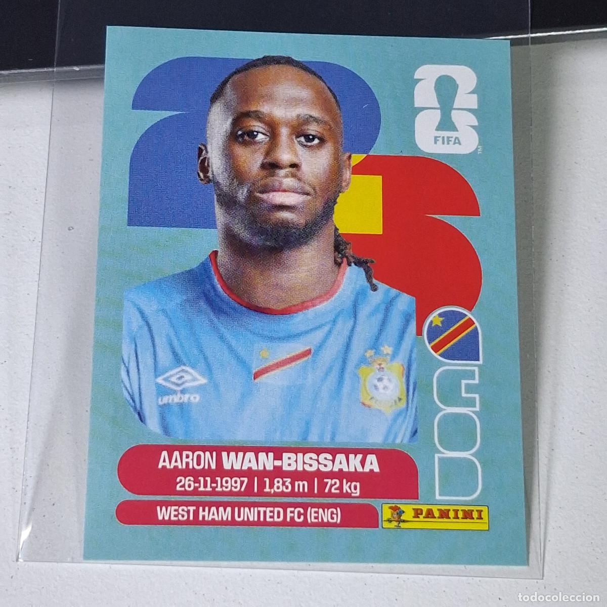 &Aacute;lbum de f&uacute;tbol completo: A37 COD3 AARON WAN-BISSAKA 3 CONGO COD MUNDIAL FIFA WORLD CUP 2026 STICKER PANINI