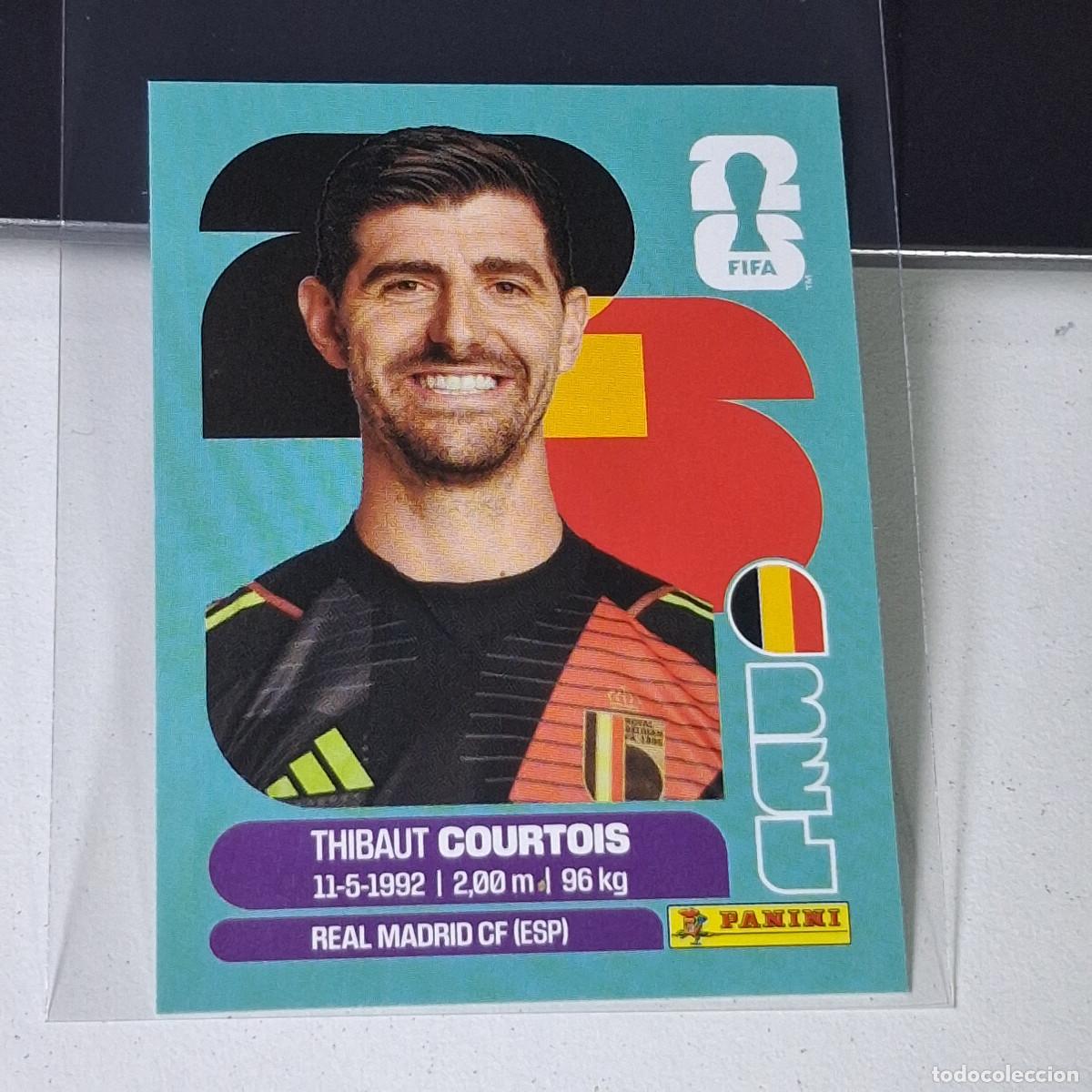 &Aacute;lbum de f&uacute;tbol completo: A37 BEL 2 BEL2 THIBAUT COURTOIS B&Eacute;LGICA BELGIUM MUNDIAL FIFA WORLD CUP 2026 STICKER PANINI
