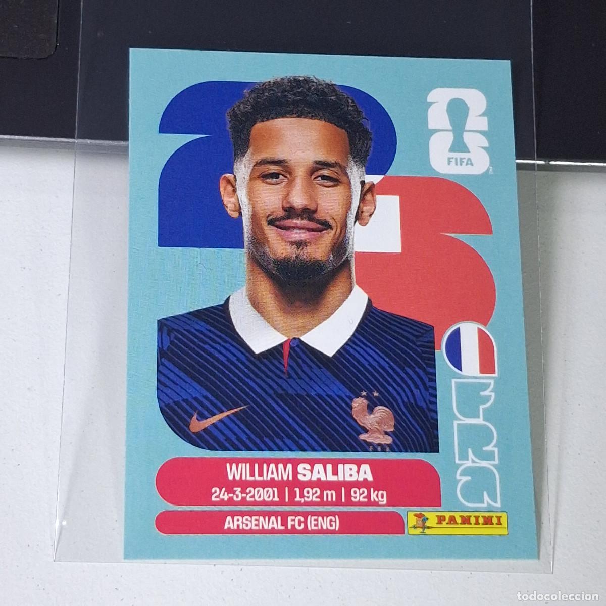&Aacute;lbum de f&uacute;tbol completo: A37 FRA4 WILLIAM SALIBA 4 FRANCIA FRANCE FRA MUNDIAL FIFA WORLD CUP 2026 STICKER PANINI