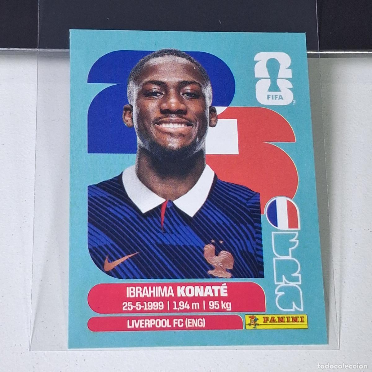 &Aacute;lbum de f&uacute;tbol completo: A37 FRA6 IBRAHIMA KONAT&Eacute; 6 FRANCIA FRANCE FRA MUNDIAL FIFA WORLD CUP 2026 STICKER PANINI