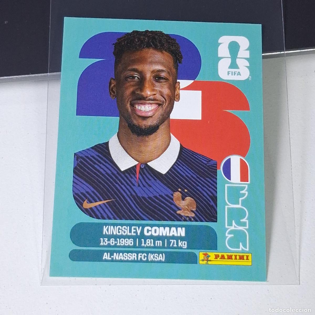 &Aacute;lbum de f&uacute;tbol completo: A37 FRA18 KINGSLEY COMAN 18 FRANCIA FRANCE FRA MUNDIAL FIFA WORLD CUP 2026 STICKER PANINI