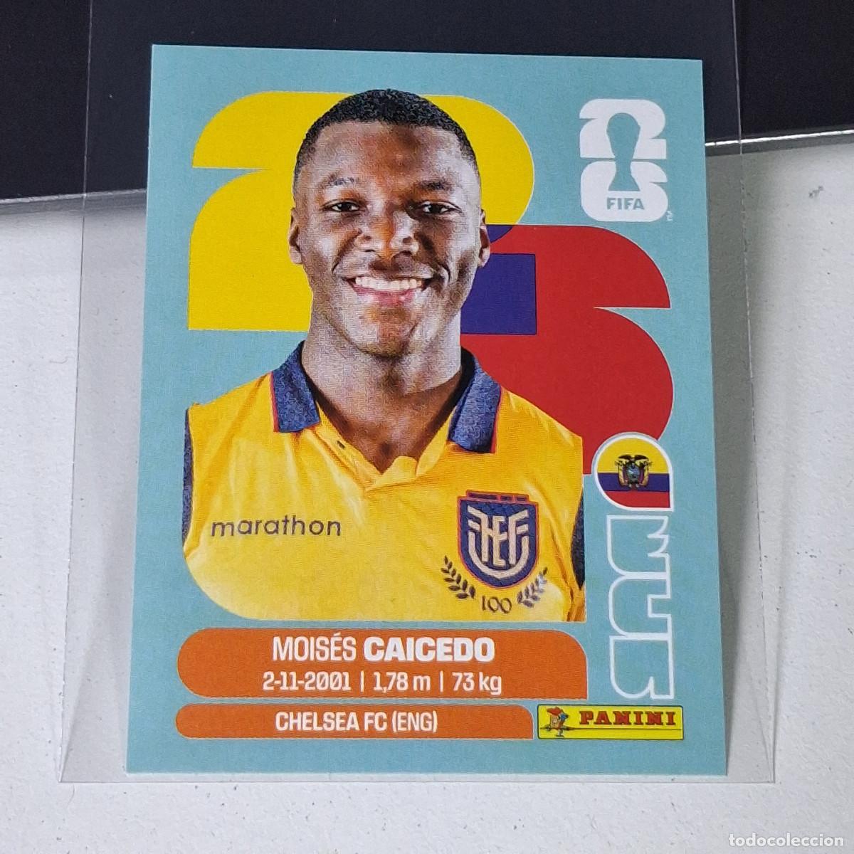 &Aacute;lbum de f&uacute;tbol completo: A37 ECU9 MOIS&Eacute;S CAICEDO 9 ECUADOR ECU MUNDIAL FIFA WORLD CUP 2026 STICKER PANINI
