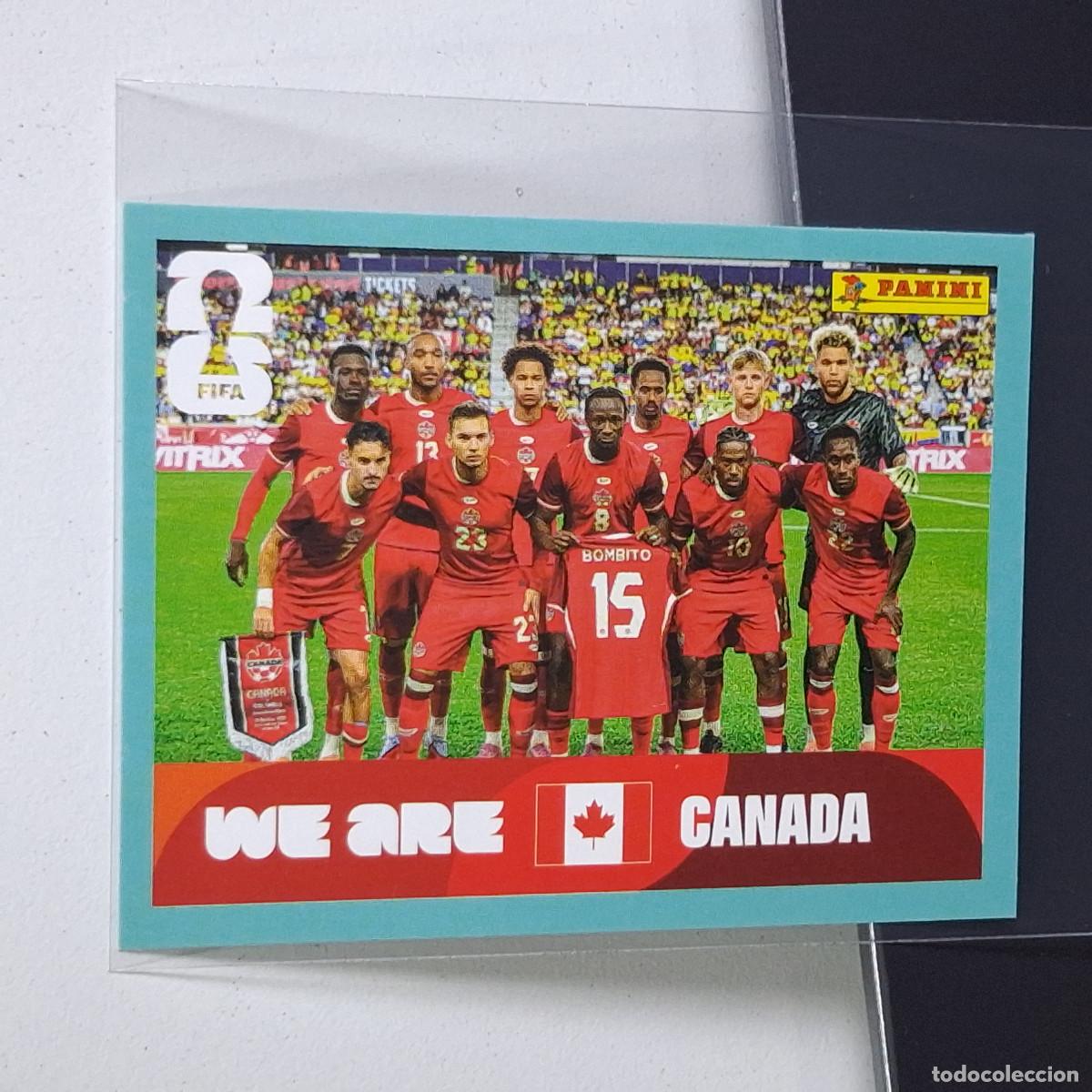 &Aacute;lbum de f&uacute;tbol completo: A37 CAN13 TEAM PHOTO EQUIPO 13 CAN CANAD&Aacute; MUNDIAL FIFA WORLD CUP 2026 STICKER PANINI