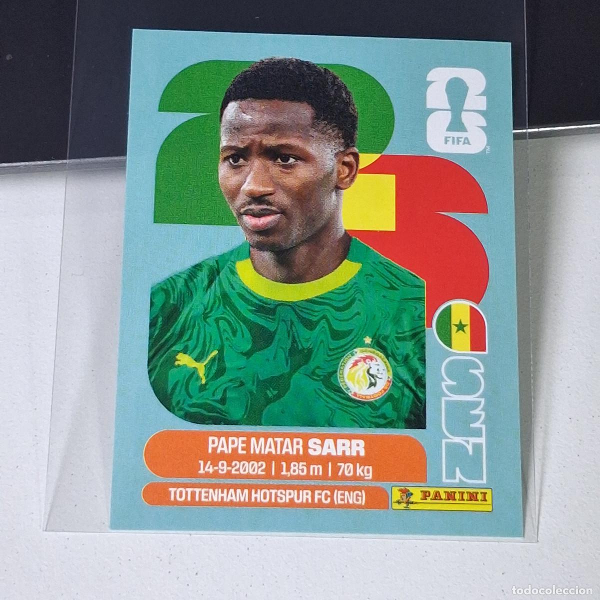 &Aacute;lbum de f&uacute;tbol completo: A37 SEN10 PAPE MATAR SARR 10 SENEGAL SEN MUNDIAL FIFA WORLD CUP 2026 STICKER PANINI