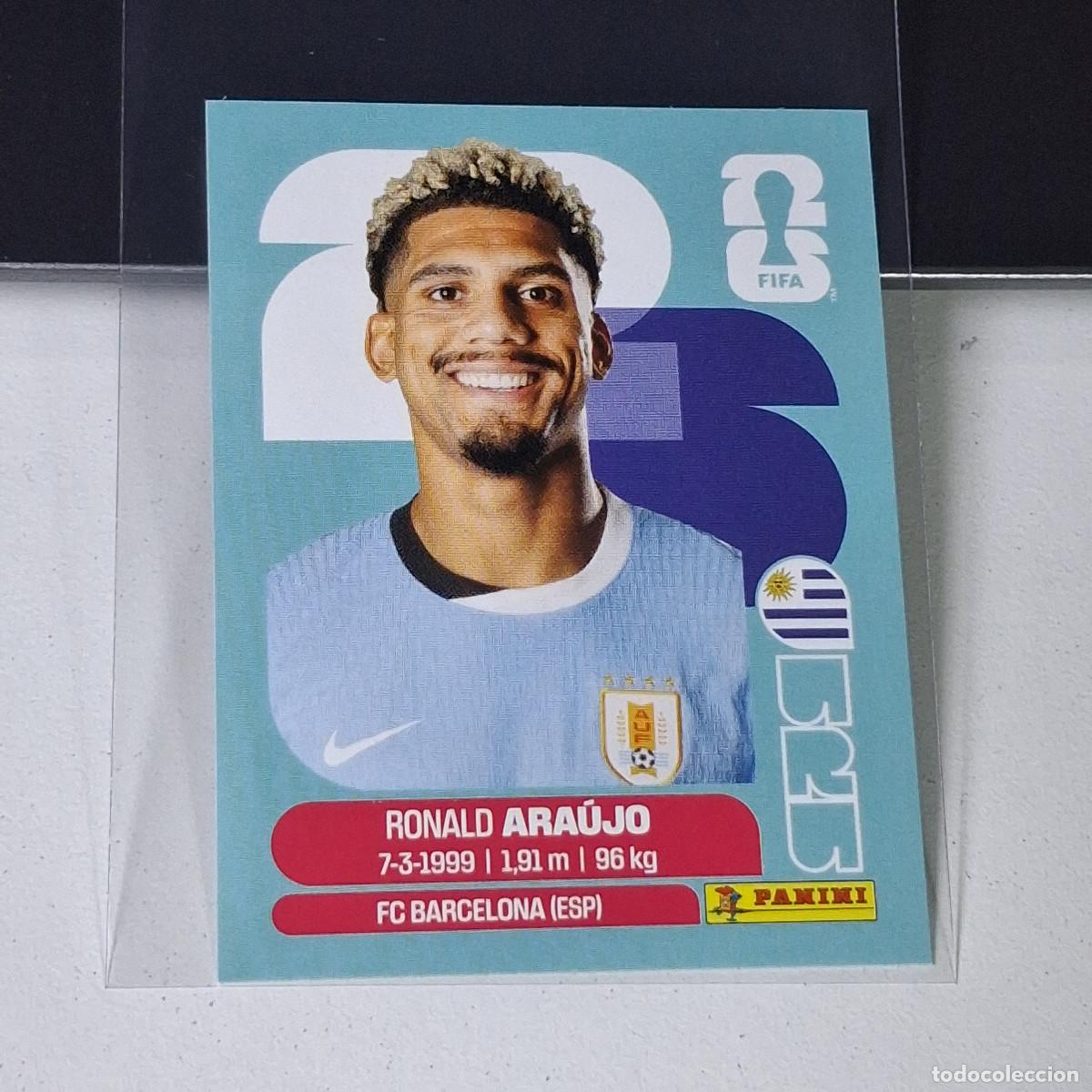 &Aacute;lbum de f&uacute;tbol completo: A37 URU4 RONALD ARAUJO 4 URUGUAY URU MUNDIAL FIFA WORLD CUP 2026 STICKER PANINI