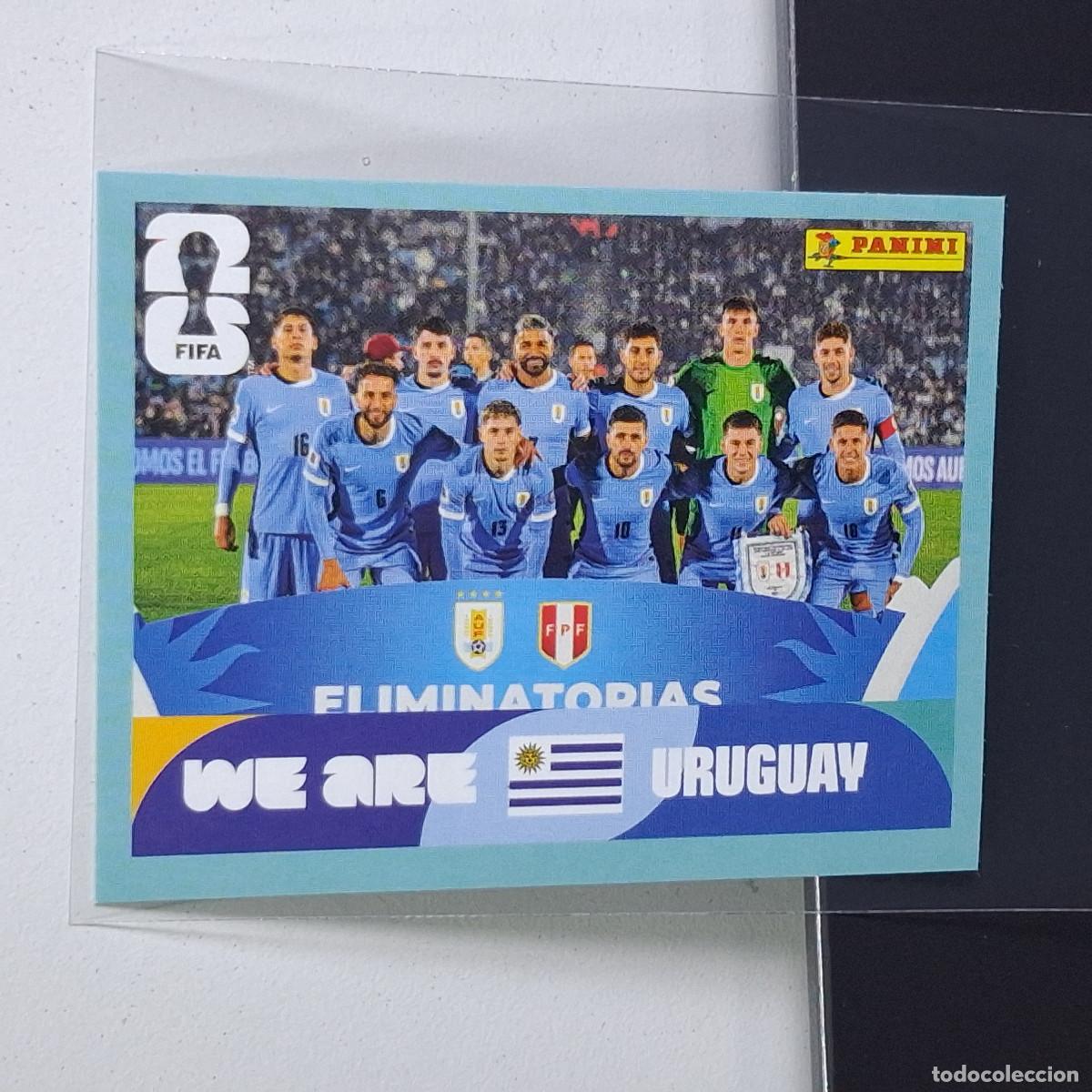 &Aacute;lbum de f&uacute;tbol completo: A37 URU13 TEAM PHOTO EQUIPO 13 URUGUAY URU MUNDIAL FIFA WORLD CUP 2026 STICKER PANINI