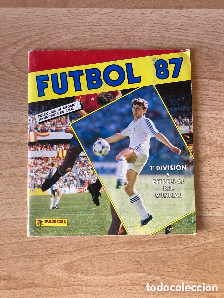Album de football complet: ALBUM CROMOS F&Uacute;TBOL LA LIGA 87 PANINI COMPLETO