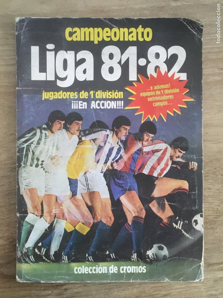 &Aacute;lbum de f&uacute;tbol completo: futbol liga 81 82 1981 1982 ediciones este album de cromos incompleto