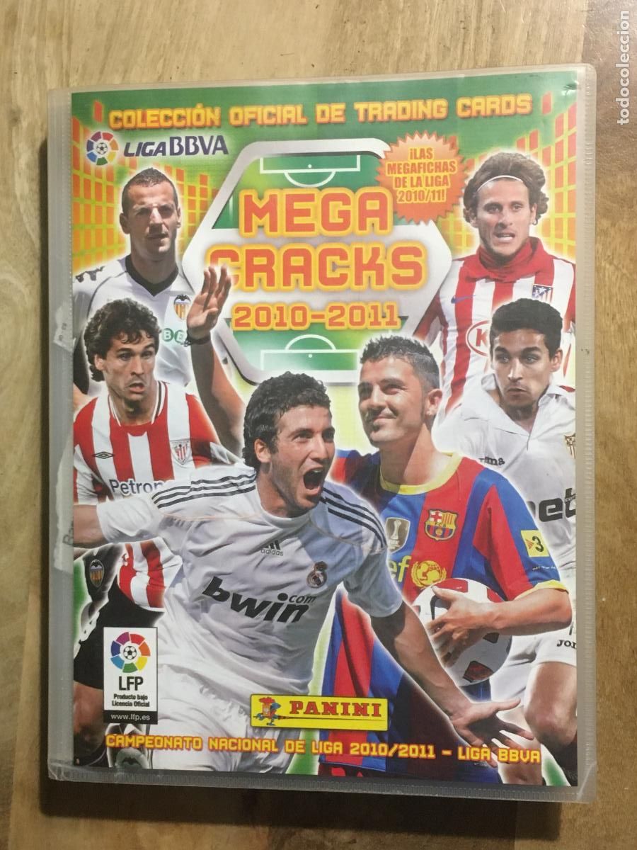 &Aacute;lbum de f&uacute;tbol completo: megacracks MGK 2010 2011 10 11 album de cromos con 492 cromos messi cristiano ronaldo