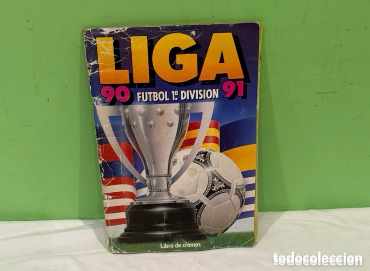 &Aacute;lbum de f&uacute;tbol completo: &Aacute;lbum Liga 90 91 Este completo f&uacute;tbol 1&ordf; Divisi&oacute;n colecci&oacute;n cromos