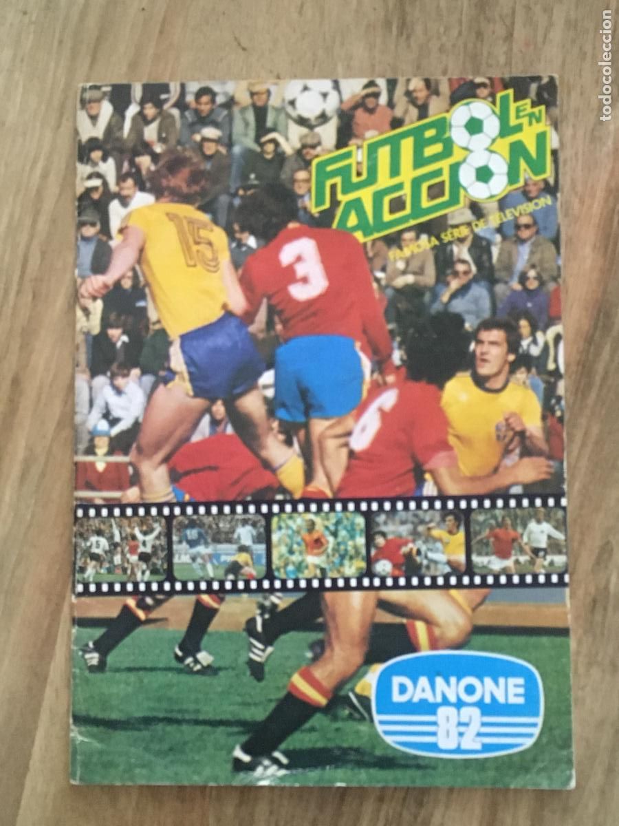 &Aacute;lbum de f&uacute;tbol completo: futbol en accion danone album de cromos completo maradona perfecto estado