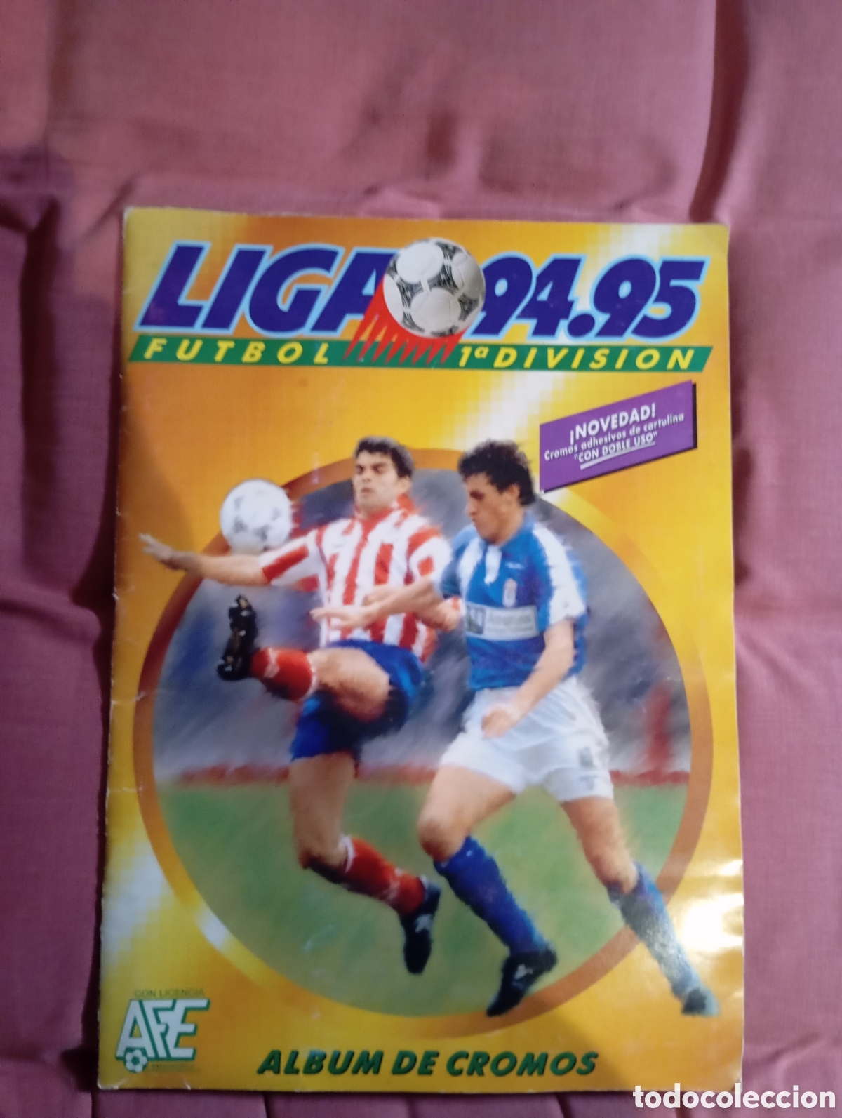 Album de football complet: Album liga 94/95, 50 dobles y 4 fichajes bis