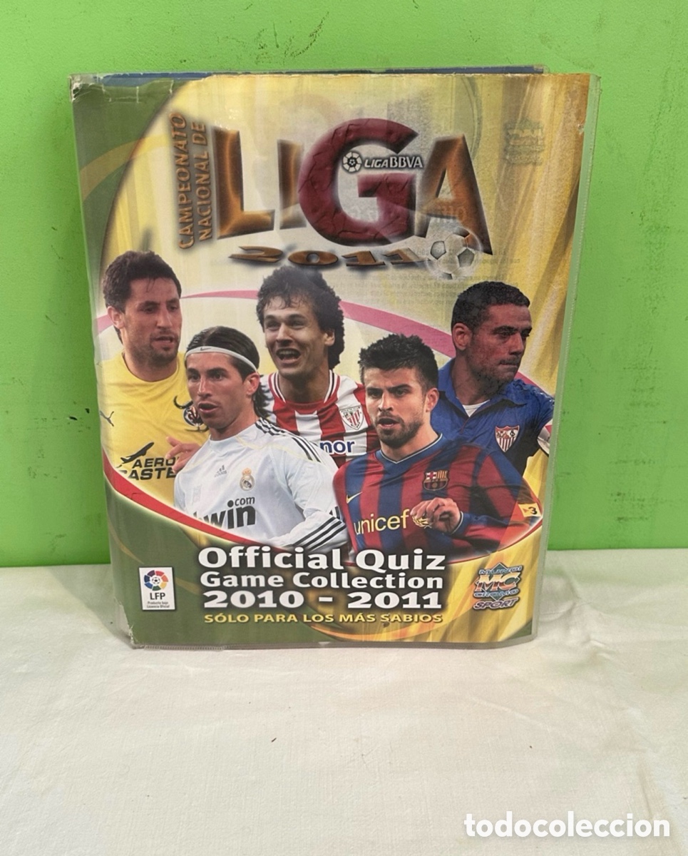 Album de football complet: Album con 608 cromos &sbquo;official Quiz Game 2010 - 2011