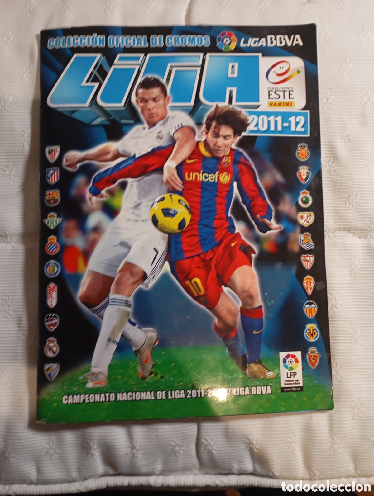 Album de football complet: Album liga 2011/12 completo,casi plancha,566 cromos.
