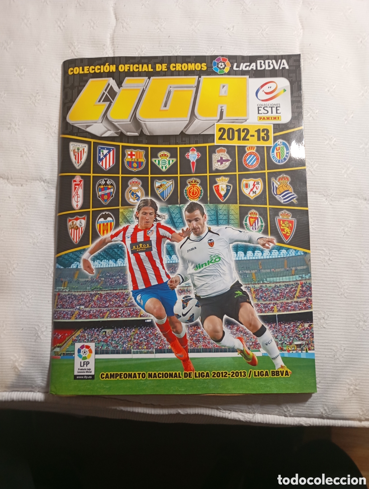 Album de football complet: Album liga 2012/13 completo ,plancha,571 cromos.