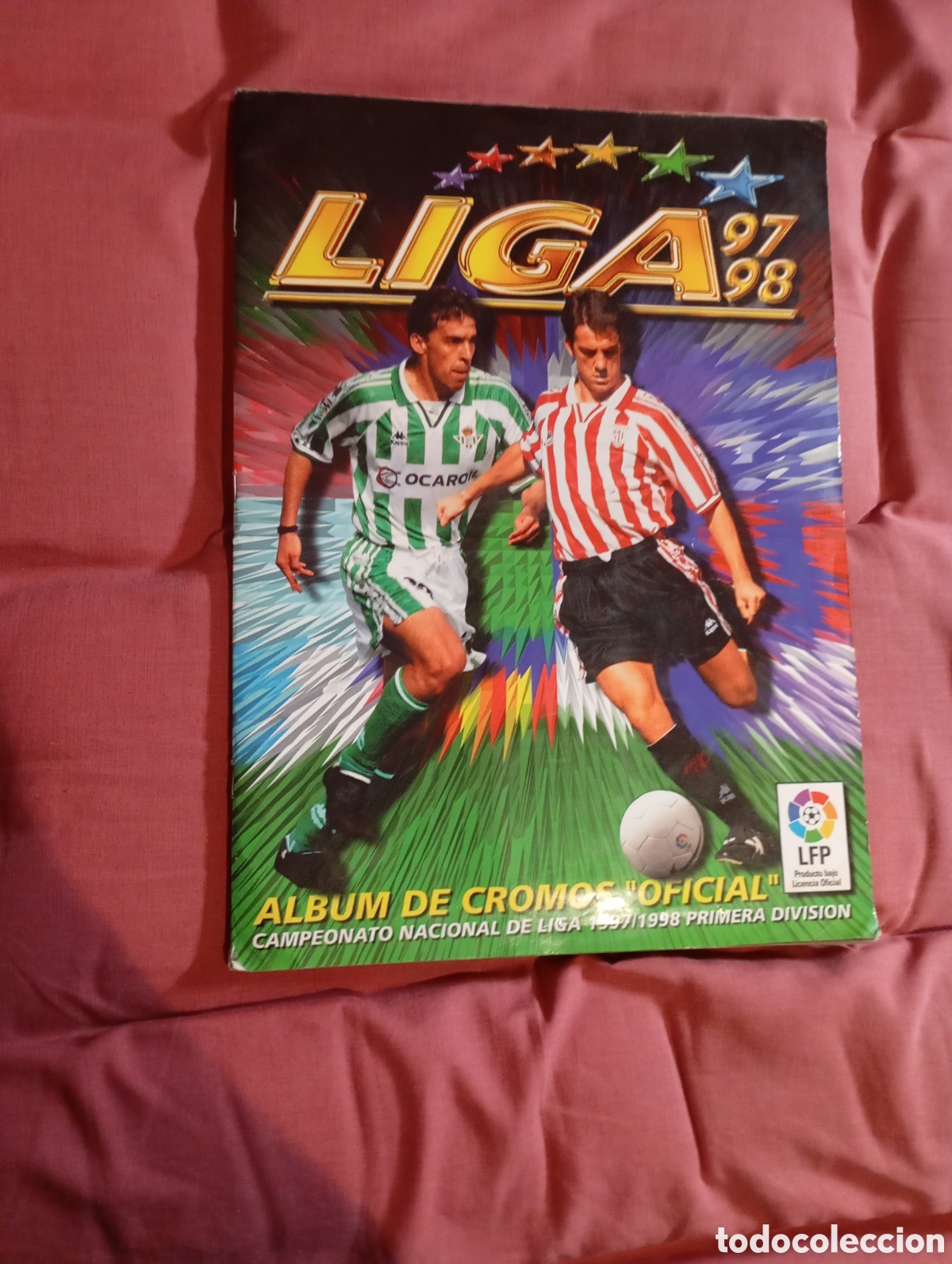 Album de football complet: Album liga 97/98 completo+130 cromos dobles