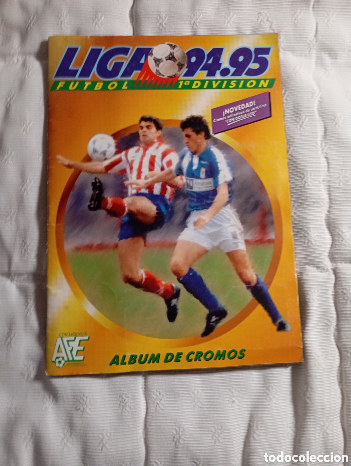Caderneta de futebol completa: Album liga 94 95 completo rozando la perfecci&oacute;n