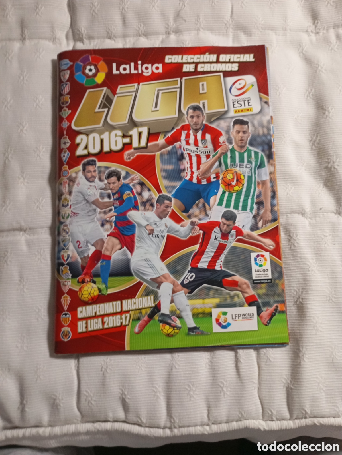 &Aacute;lbum de f&uacute;tbol completo: Album liga 2016/17 completo chicles mercado de invierno plancha