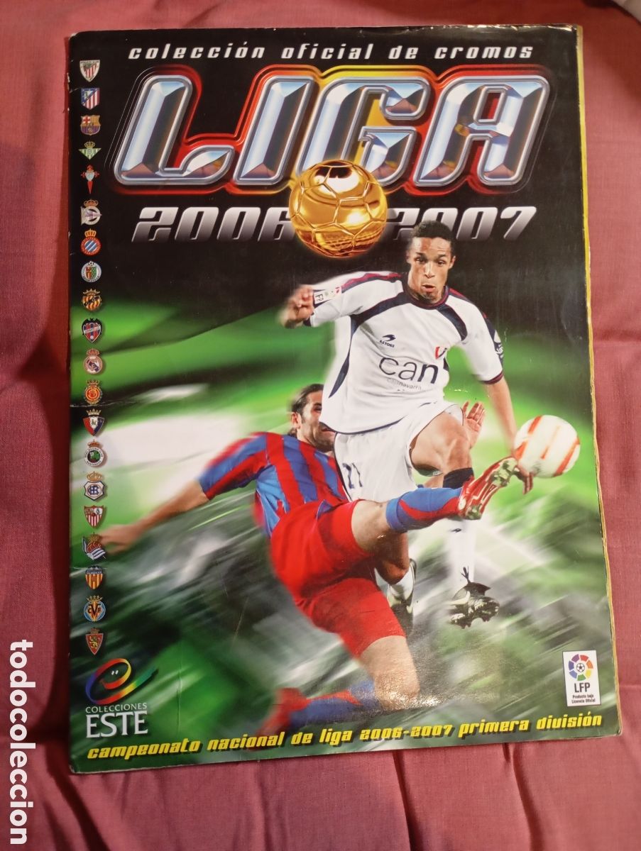 &Aacute;lbum de f&uacute;tbol completo: Album liga 2006/:2007 completo crack messi
