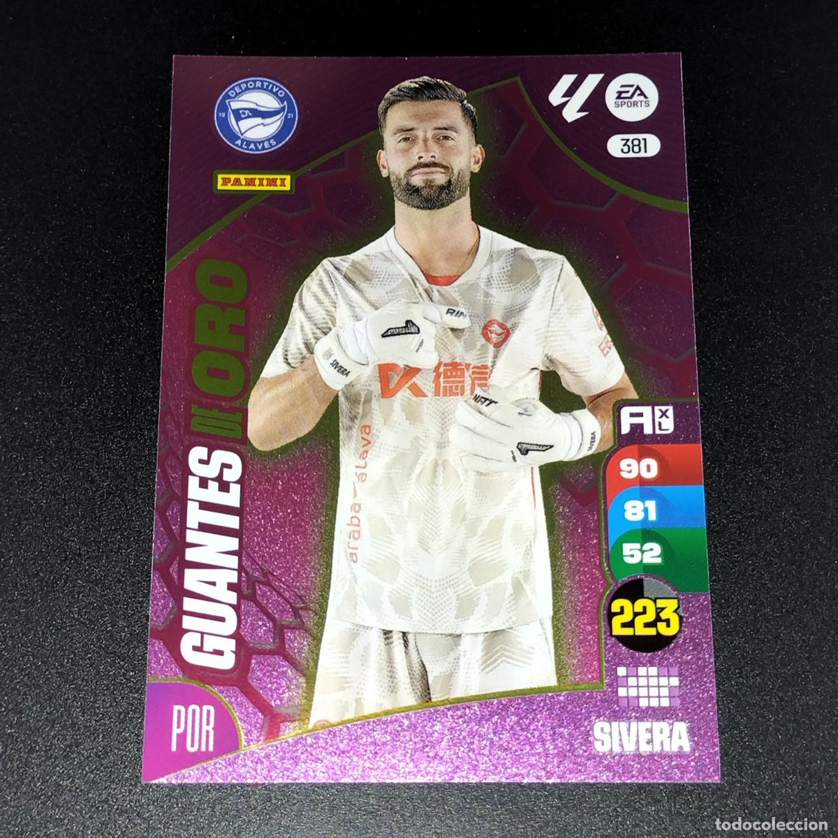 &Aacute;lbum de f&uacute;tbol completo: 381 SIVERA GUANTES DE ORO ALAVES CROMOS ADRENALYN XL LALIGA CARD 2024 2025 24 25 PANINI