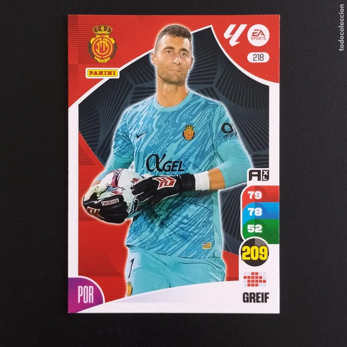 &Aacute;lbum de f&uacute;tbol completo: 218 GREIF MALLORCA CROMOS ADRENALYN XL LALIGA CARD 2024 2025 24 25 PANINI