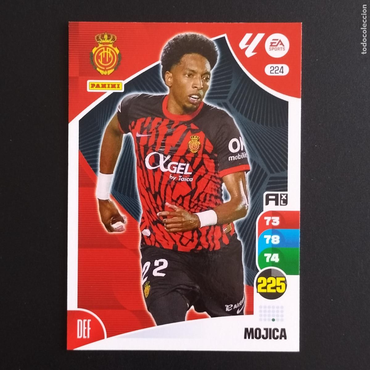 &Aacute;lbum de f&uacute;tbol completo: 224 MOJICA MALLORCA CROMOS ADRENALYN XL LALIGA CARD 2024 2025 24 25 PANINI