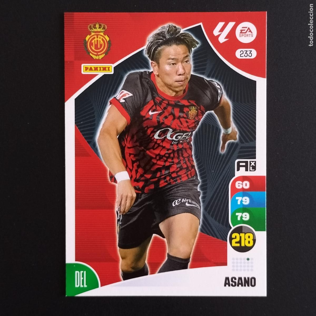 &Aacute;lbum de f&uacute;tbol completo: 233 ASANO MALLORCA CROMOS ADRENALYN XL LALIGA CARD 2024 2025 24 25 PANINI